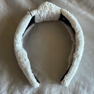 Lele Sadoughi, headband, white